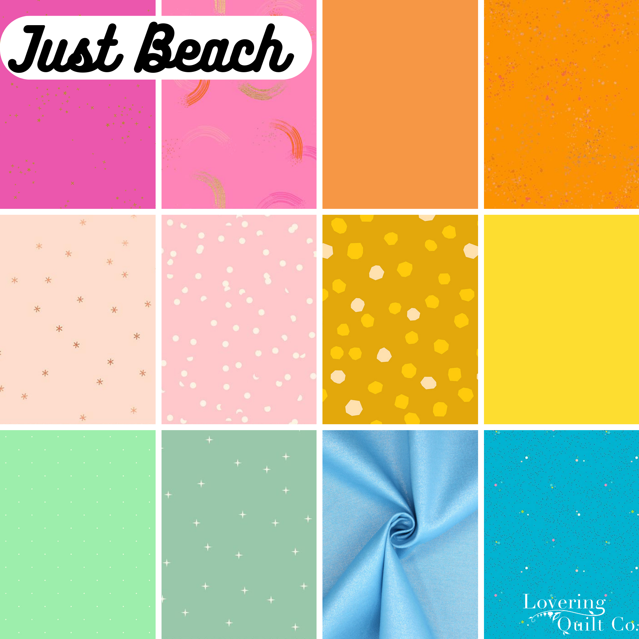 "Just Beach" 13pc Omega Quilt Kit - Barbie Inspired Bundles